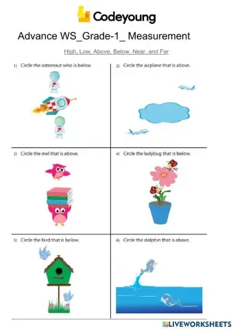 High, Low, Above, Below, Near, and Far-Advance WS