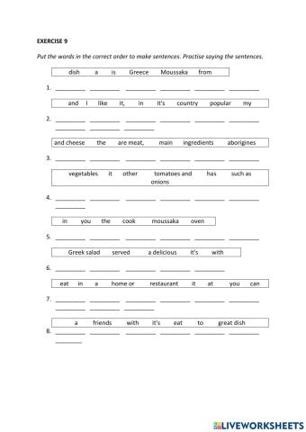IE0, Unit 5, Listening and Speaking, Exercise 9