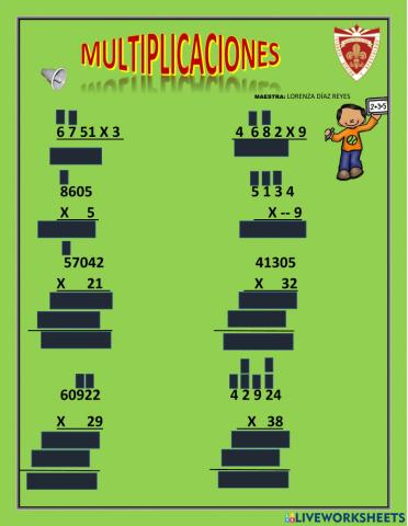Multiplicaciones