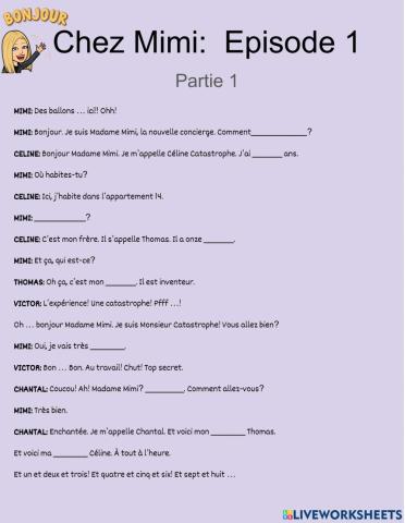 Chez Mimi Episode 1.1