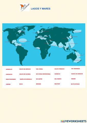 Lagos y mares