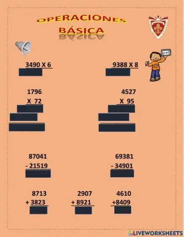 Operaciones básicas