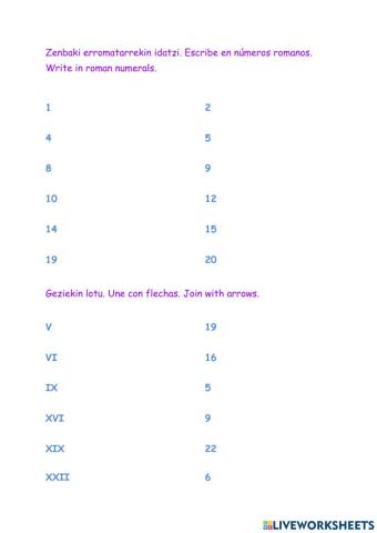 Zenbaki erromatarrak