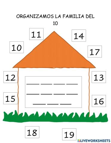 ORGANIZAMOS LA FAMILIA DEL 10