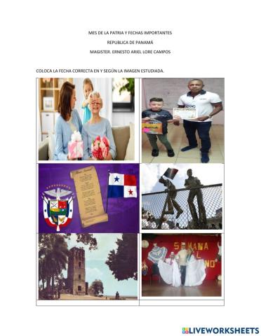 Fechas Importantes de Panamá