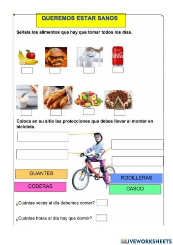 Queremos estar sanos