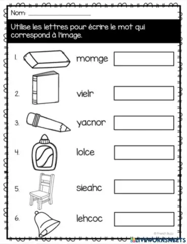 Objets de classe test-quiz 3