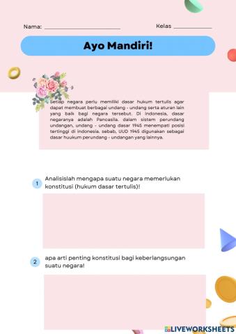 Soal rencana aksi 1 pertemuan 2