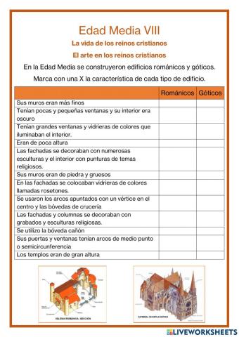 Edad Media VIII - El arte en los reinos cristianos