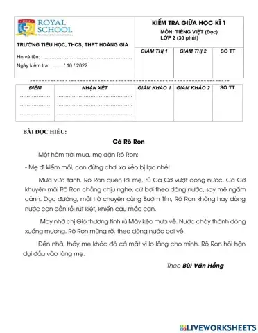 Kiem tra Tieng Viet 2