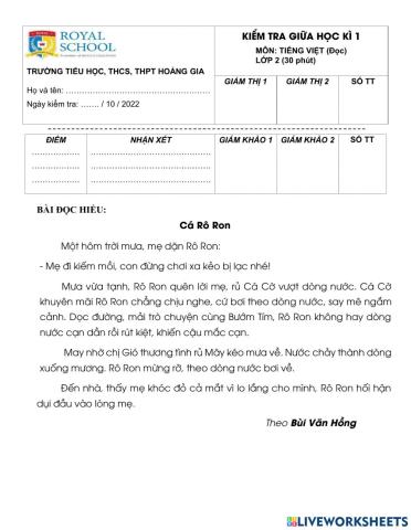 Kiem tra Tieng Viet 2