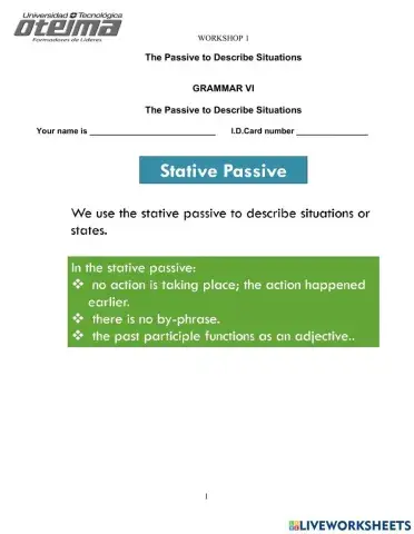 Passive Voice