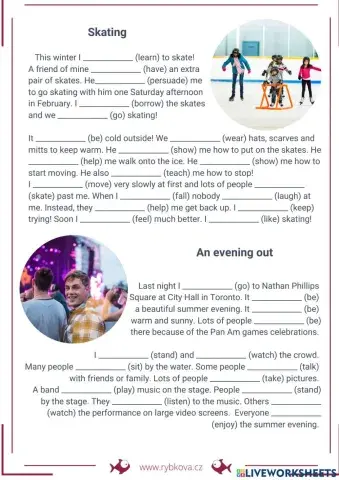 Past stories - Skating, Evening out