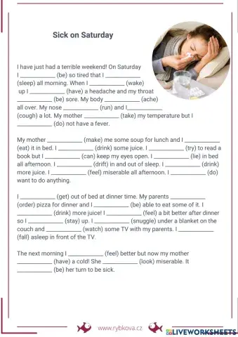 Past story - Sick on Saturday