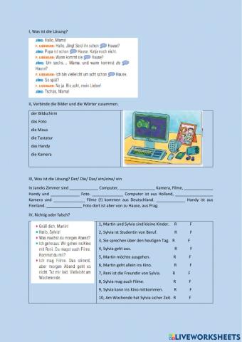 Deutsch - Leseverstehen