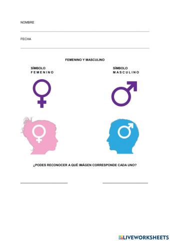 Femenino y masculino