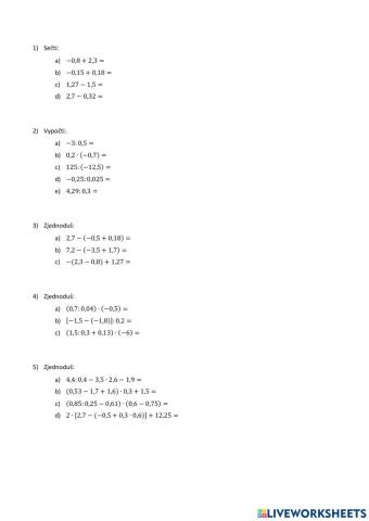 Racionální čísla