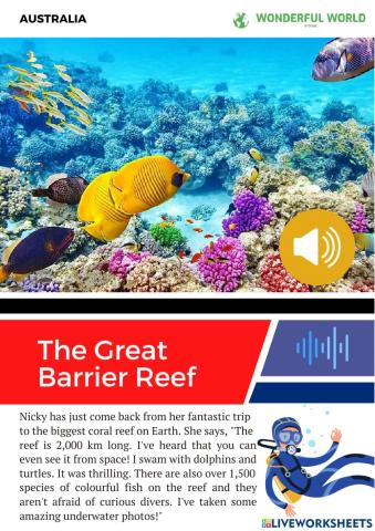 The great barrier reef