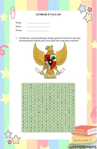 Evaluasi simbol sila pancasila