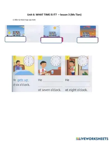 Family and friends 4 special edition Unit 6 what time is it?