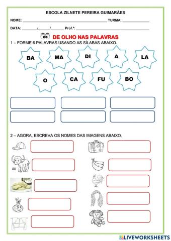 Formação de palavras