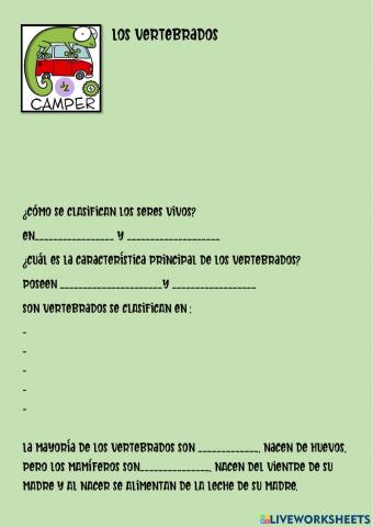Los vertebrados