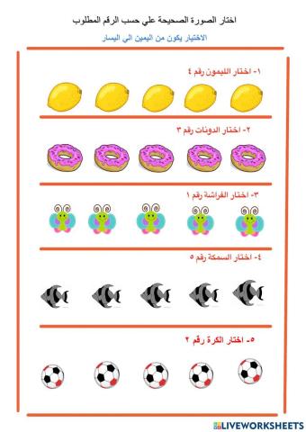 الاعداد ١-٥