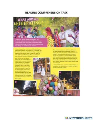 Reading comprehension