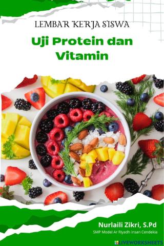 LKPD Uji Protein dan Vitramin