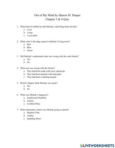 OOMM Chapter 3 and 4 Quiz