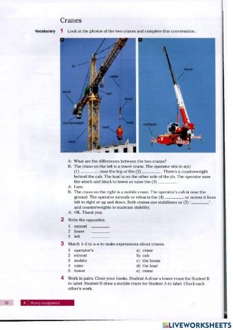 Unit 3 English for construction p 22