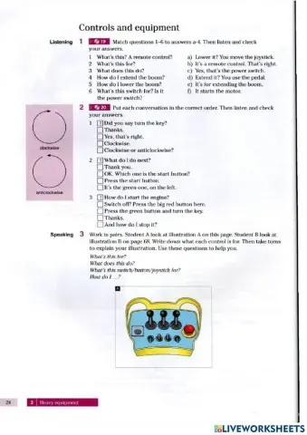 Unit 3 English for construction p 24