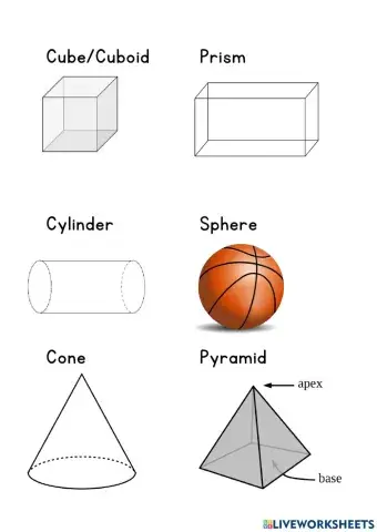 3D shapes