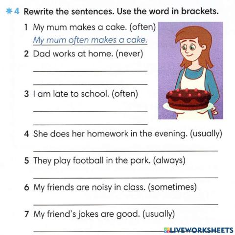 Adverbs of frequency
