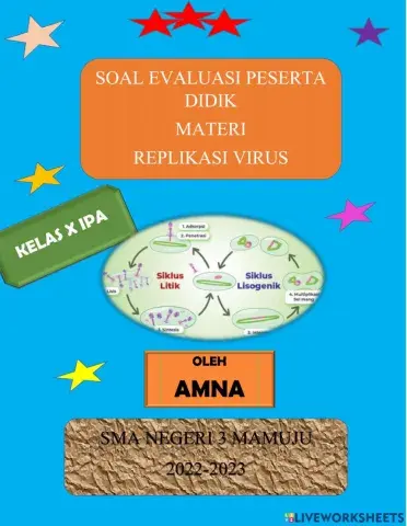 Soal evaluasi replikasi virus