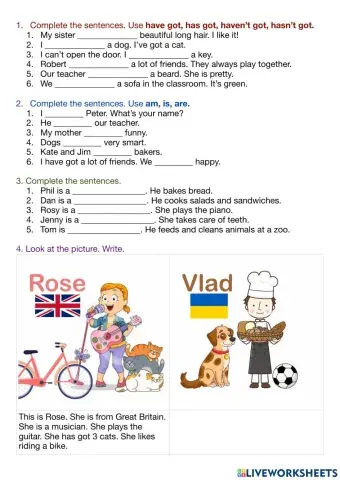 Unit 1. All about me