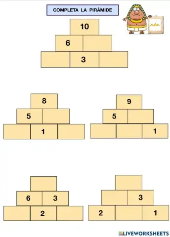 Pirámides de números