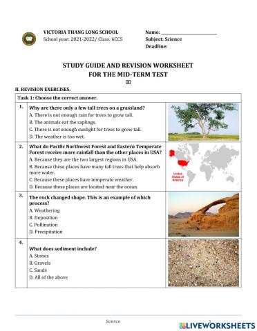 6CCS-Science STUDY GUIDE