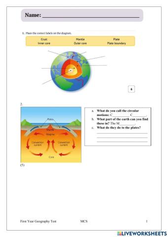 Plate tectonics