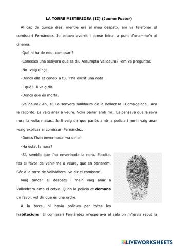 La torre misteriosa 2