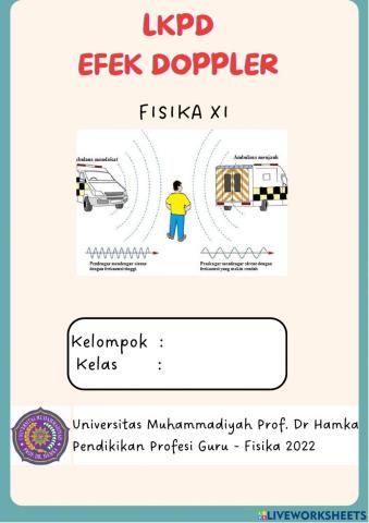 Lkpd efek doppler step 1