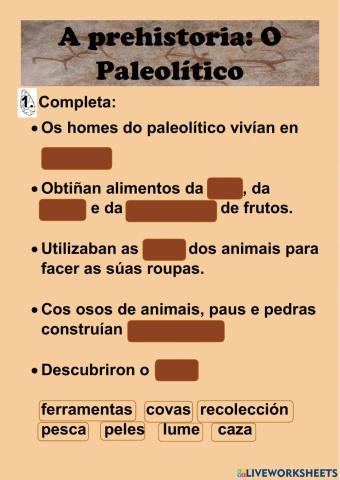 O paleolítico