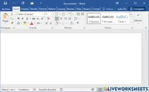 Elementos de microsoft word