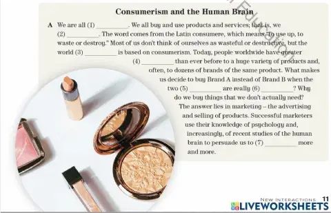 Consumerism and Human Brain