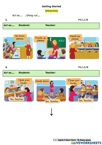 E3 (ss) U0 (speaking) Getting started