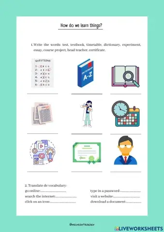 How do we learn things