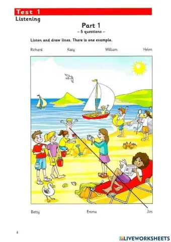 Test 1 - Flyers Listening