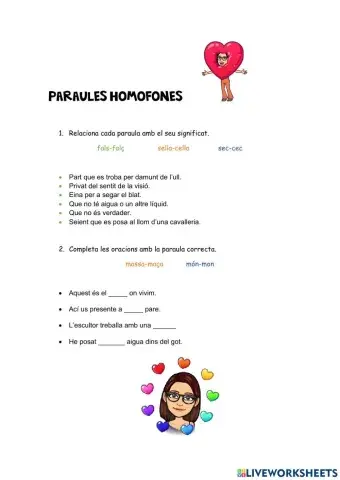 Paraules homòfones