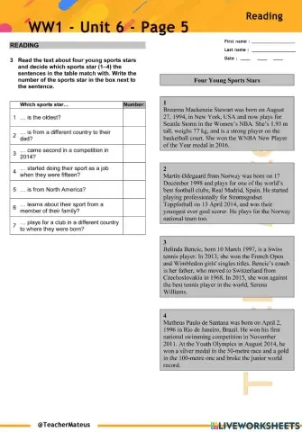 WW1 - Unit 6 - Page 5