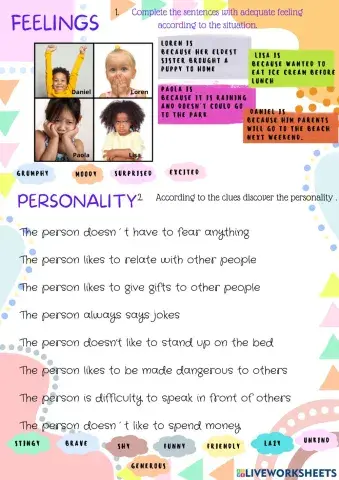 Feelings and Personality